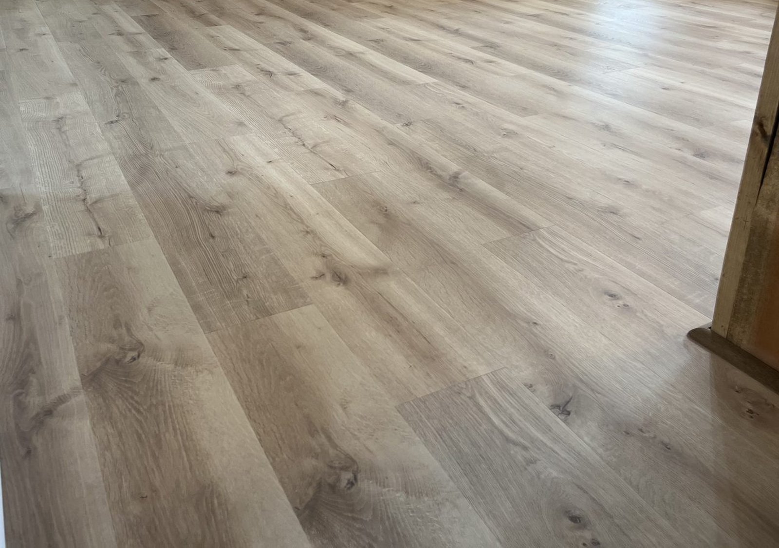 Luxury vinyl plank installation